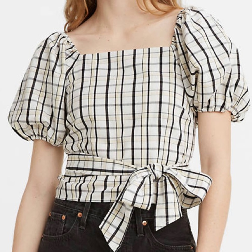 NWT Levi’s Vera Puff Sleeve Top Size Medium